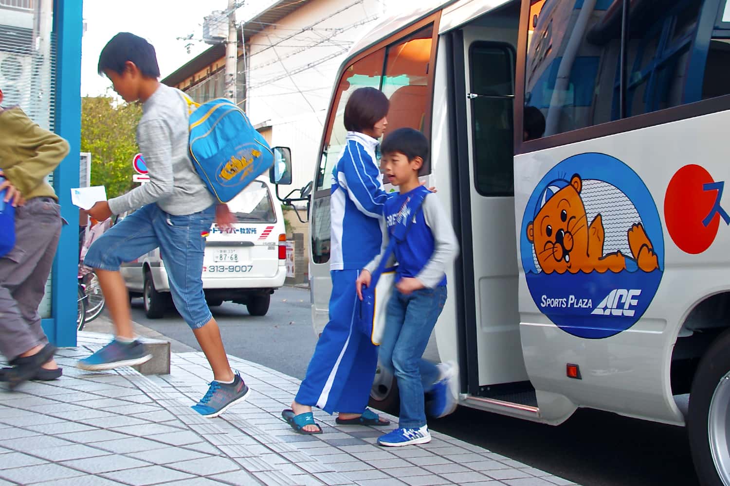 スクールバス写真